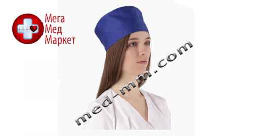 Купить Медицинская шапочка синяя №7 цена, характеристики, отзывы